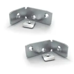 undefined - Par Fijacion Metalica Gola Con Tornillo