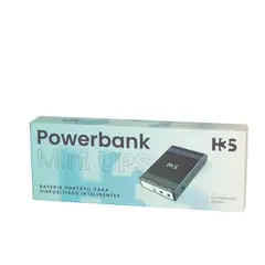 H3S - Powerbank Mini Ups Portátil 5V 12V 12V Batería para Módem Wifi