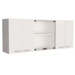 RTA - Gabinete Superior Cocina Con Vidrio Blanco