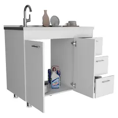 RTA - Mueble Inferior Cocina Ferreti Blanco