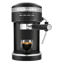 KITCHENAID - Cafetera Espresso Semiautomática 1460 Watts Negro Mate