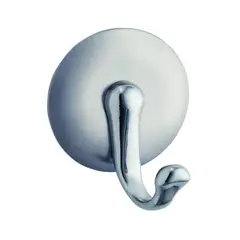 IDESIGN - Gancho Simple Autoadhesivo Mediano de Acero Inoxidable