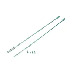 PROSOURCE - Refuerzo para Mosquitero Contrapuerta Zinc Brillante 127 cm