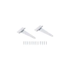 PROSOURCE - Bisagra en T Baja Resistencia Acero Revestido de Zinc 10.16 cm