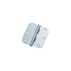 PROSOURCE - Bisagra para Puerta Cromo Brillante Radio 1.58 cm de 8.89 cm