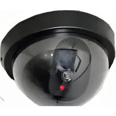 IMPERIAL - Cámara de Seguridad Falsa con Luz Roja
