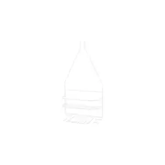 GENERICO - Organizador de Ducha Pequeño Blanco
