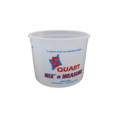 ENCORE - Recipiente de Plástico para Pintura Descartable con Capacidad de 4.73 L