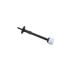 NATI - Tope de Zócalo para Puerta de Zinc Bronce Ennegrecido 7.62 cm