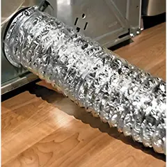 DUNDAS JAFINE - Conducto de lámina de aluminio para secadora de 10.16 cm x 2.43 m