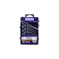VULCAN - Broca de Acero de Alta Velocidad 0.15 - 0.63 cm X 13 Piezas