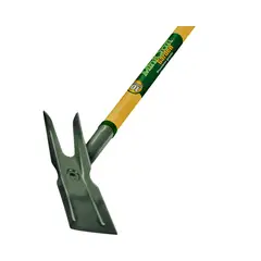 LANDSCAPERS SELECT - Azada para Jardín 2 Puntas Mango de Madera 137.16 cm