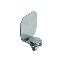 NATI - Tapa para Extremo de Riel de Puerta de Granero Galvanizada