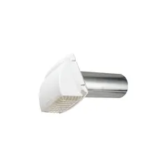 DUNDAS JAFINE - Extractor de ventilación para secadora de plástico blanco de 10.62 cm