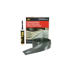 M D BUILDING PRODUCT - Burlete para Puerta de Garaje Color Negro x 3.05 m
