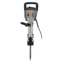 TRUPER - Martillo Demoledor SDS Max Eléctrico 55 J 1600 W 1450 RPM Mango Auxiliar + Cinceles + Estuche