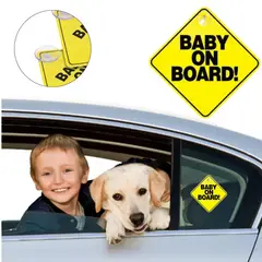 undefined - Aviso Letrero Bebe a Bordo Baby On Board! Reflectivo Carro