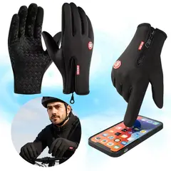 GENERICO - Guantes Térmicos Invierno Impermeables Talla L
