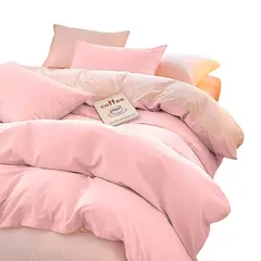 MY HOME STORE - Duvet Bicolor Rosado Palo De Rosa Semidoble