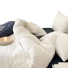 MY HOME STORE - Duvet Bicolor Blanco Semidoble