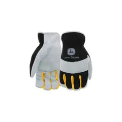 JOHN DEERE TOYS - Guantes con Palma de Cuero Vacuno Talla XL