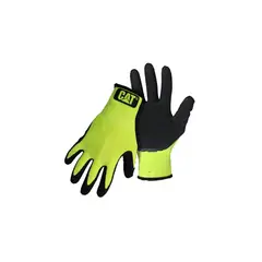 ALCATEL - Guantes Boss en Látex Verde Alta Visibilidad con Palma Reforzada