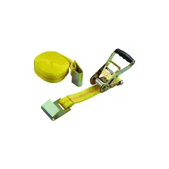 PROSOURCE - Amarre con Trinquete y Ganchos Planos de 5.08 cm x 8.22 m