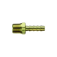 TRU FLATE - Extremo de Manguera Estriado 3/8 X Rosca Macho Npt 3/8