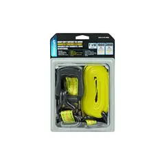 PROSOURCE - Amarre con Trinquete de 2.54 cm x 4.87 m Doble Gancho en J