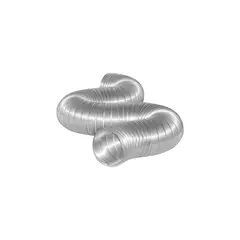 DUNDAS JAFINE - Conducto de aluminio semirrígido de 4 pulgadas x 2.43 m