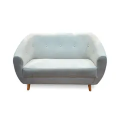 INDUSTRIAL BASESTILOS - Sala Kepler Poliéster Beige Patas de Madera