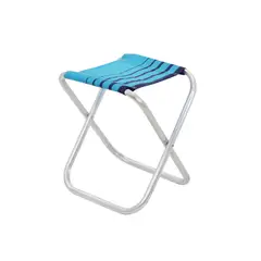 TRAMONTINA - Banco Metal Aluminio Azul 38x28x35cm