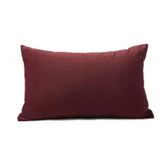 BANZAY - Cojín Almohada Tela 70x50 - Vinotinto
