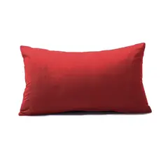 BANZAY - Cojín Almohada Algodón Media 70X10 Cm Rojo