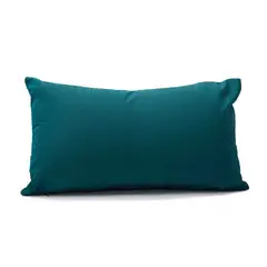 BANZAY - Cojín Almohada Tela 70x50 - Azul Petroleo