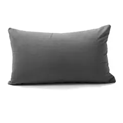 BANZAY - Funda para Cojín Almohada Tela 70x50 - Gris