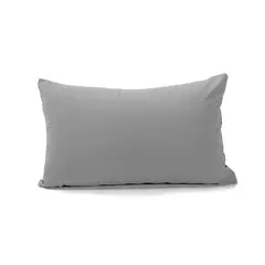 BANZAY - Funda para Cojín Almohada Tela 70x50 - Gris Plata