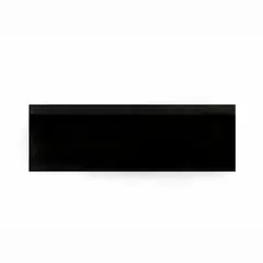 FIXSER - Guardaescoba Pvc Laminado Negro 10cmx2.4m