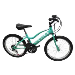 SFORZO - Bicicleta Niña Rin 20 Con Cambios Celeste