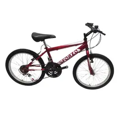SFORZO - Bicicleta Niño Rin 20 Con Cambios Roja