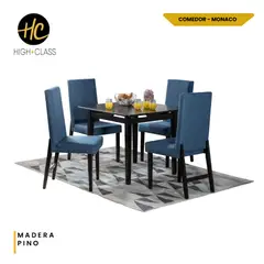 undefined - Juego de Comedor 4 Puestos High Class Mónaco