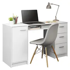 MADESA - Escritorio Office Alaska 3 Cajones 1 Puerta