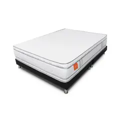 ROMANCE RELAX - Combo Colchón Sense Spyral 140 + Base cama Aca