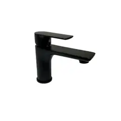 INKORPORAR - Grifería Lavamanos Negra Baja Element Consumo 7.3 l/min