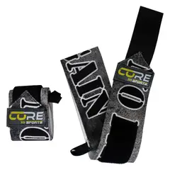 CORE SPORTS - Muñequera Elástica Estampado Gris De 6 Cm
