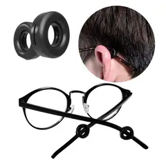 GENERICO - Rueda Soporte para Gafas Anti Caída Silicon Antideslizantes