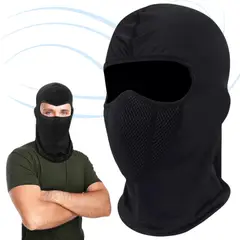 GENERICO - Balaclava Pasamontañas Con Malla Multifuncional Negro