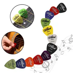 GENERICO - Set x 10 Uñas Picks Púas Alice Guitarra Surtido sin Caja