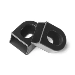 GENERICO - Funda Protector Bielas Bicicleta Ruta Mtb Silicona No Rayon Negro