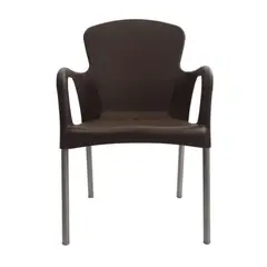 ERGONOMUS - Silla Cafeteria Eva Con Brazos Café